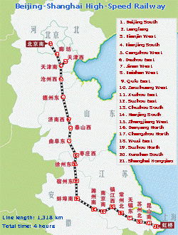 Beijing-Shanghai High-Speed Rail Line